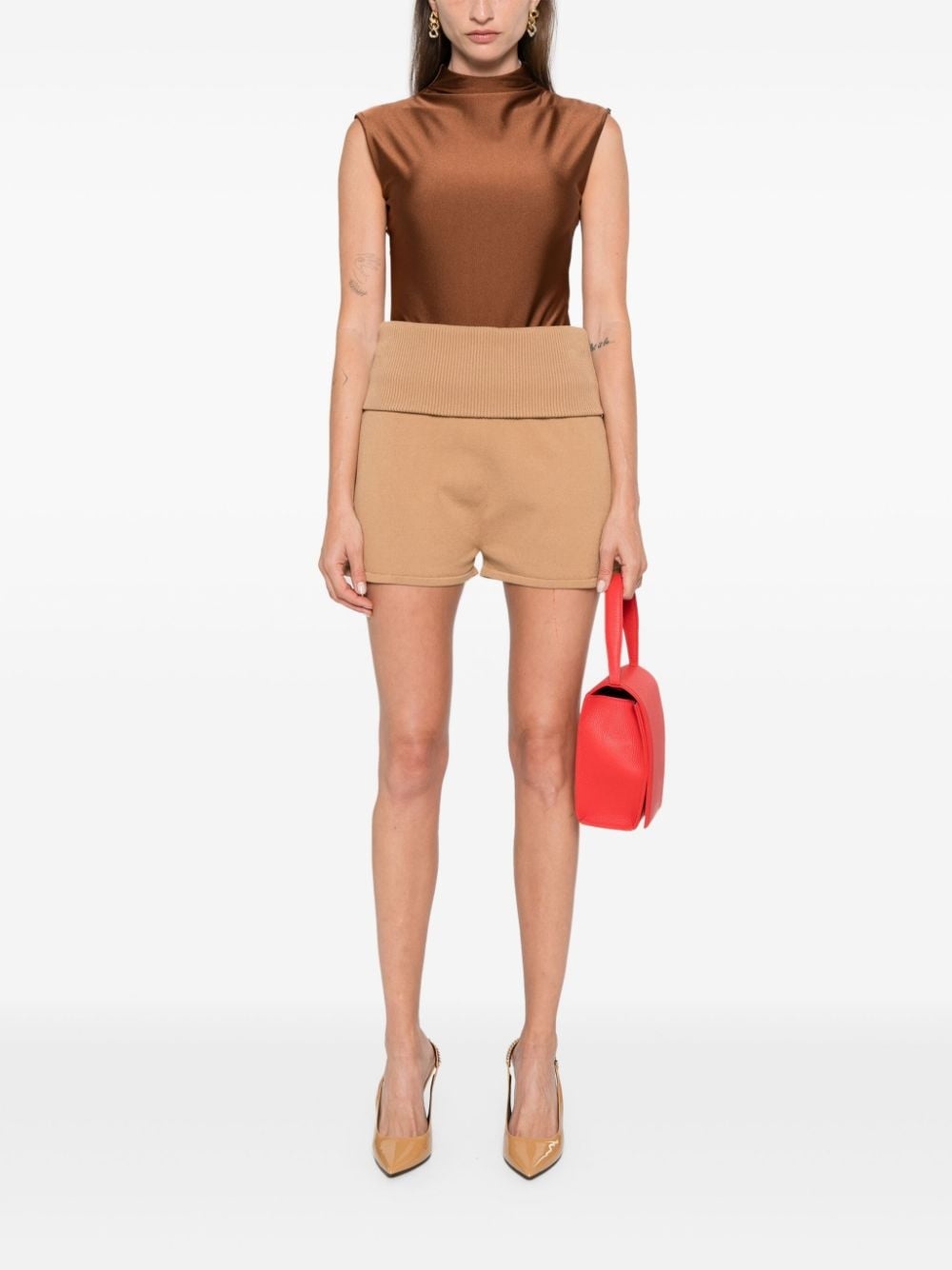mock-neck bodysuit - 2