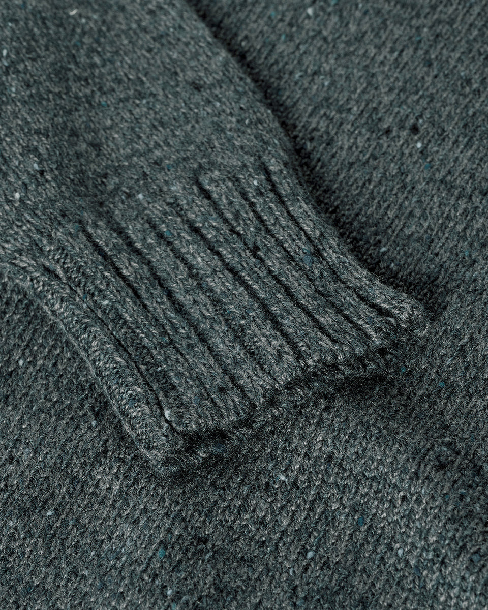 Donegal Blue Cashmere Jumper - 6