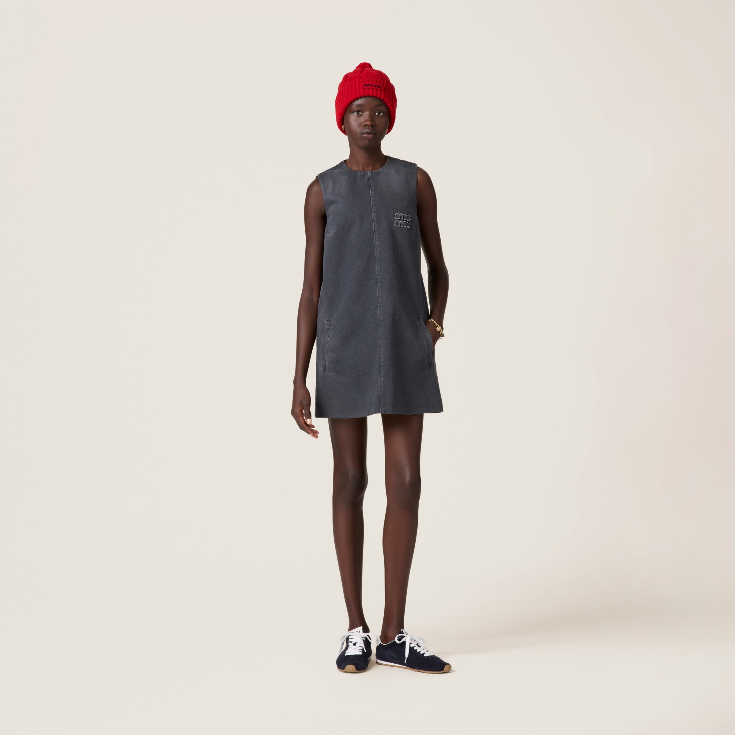 Drill mini-dress - 2