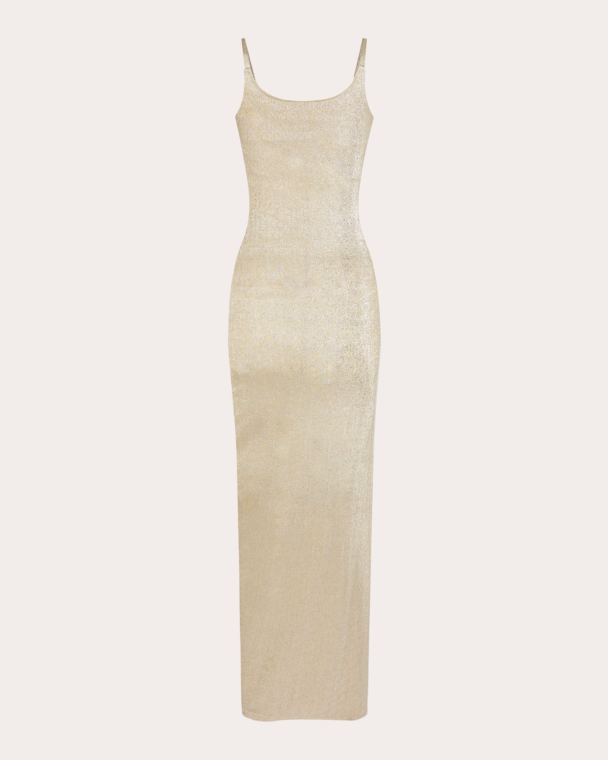 Gathered Metallic-Jersey Maxi Dress - 2