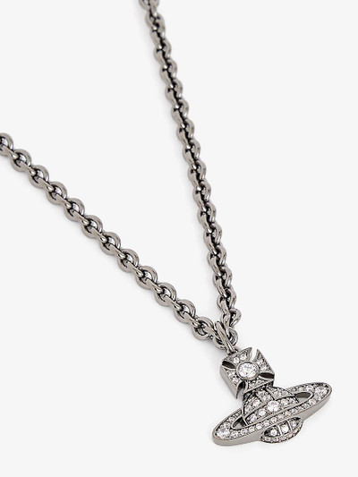 Vivienne Westwood Carmelo brass and cubic zirconia pendant necklace outlook