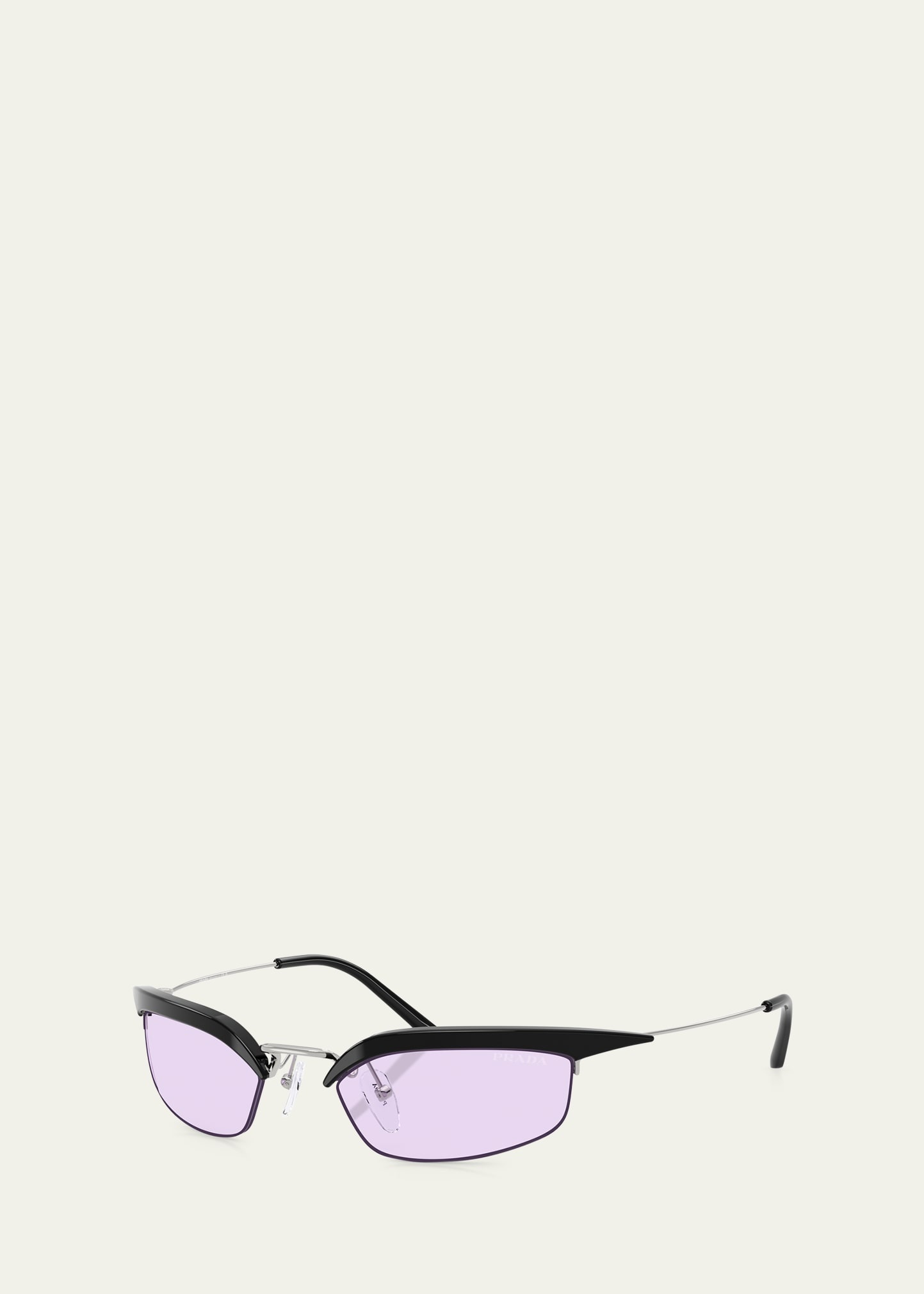B50S Rectangle Metal Sunglasses - 2