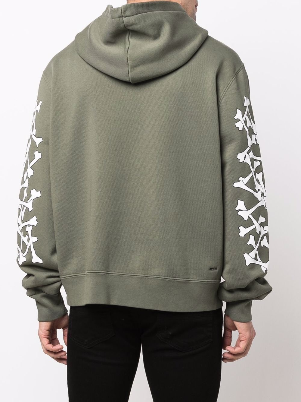 bones-print hoodie - 4