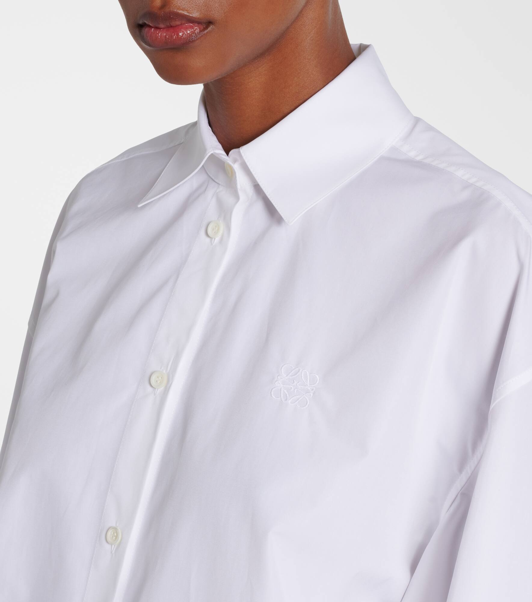 Cotton poplin shirt - 4