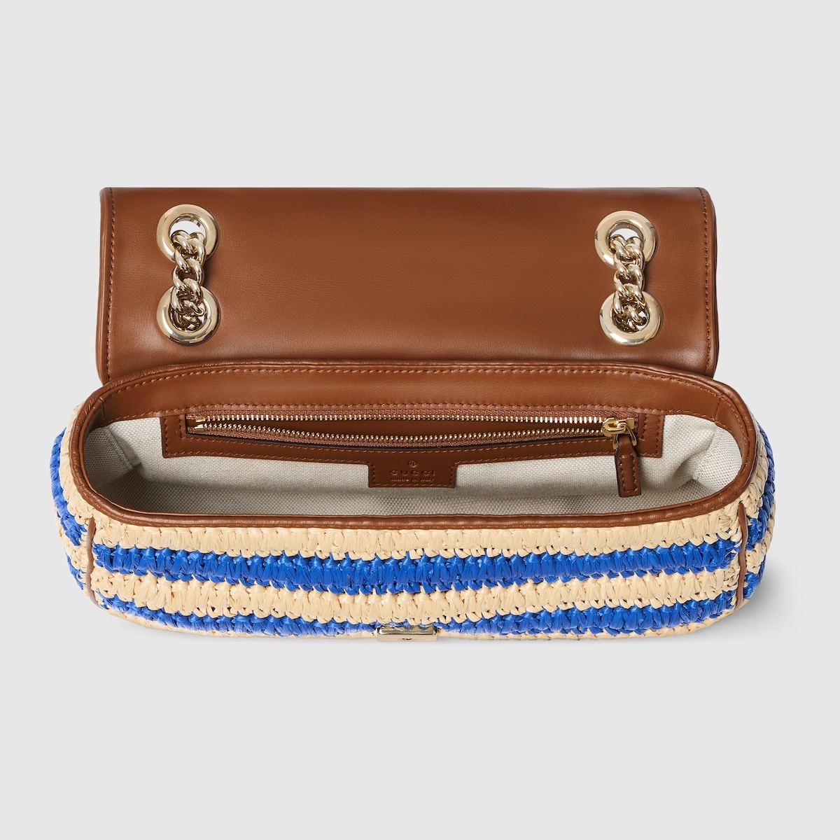 GG Marmont woven medium shoulder bag - 9