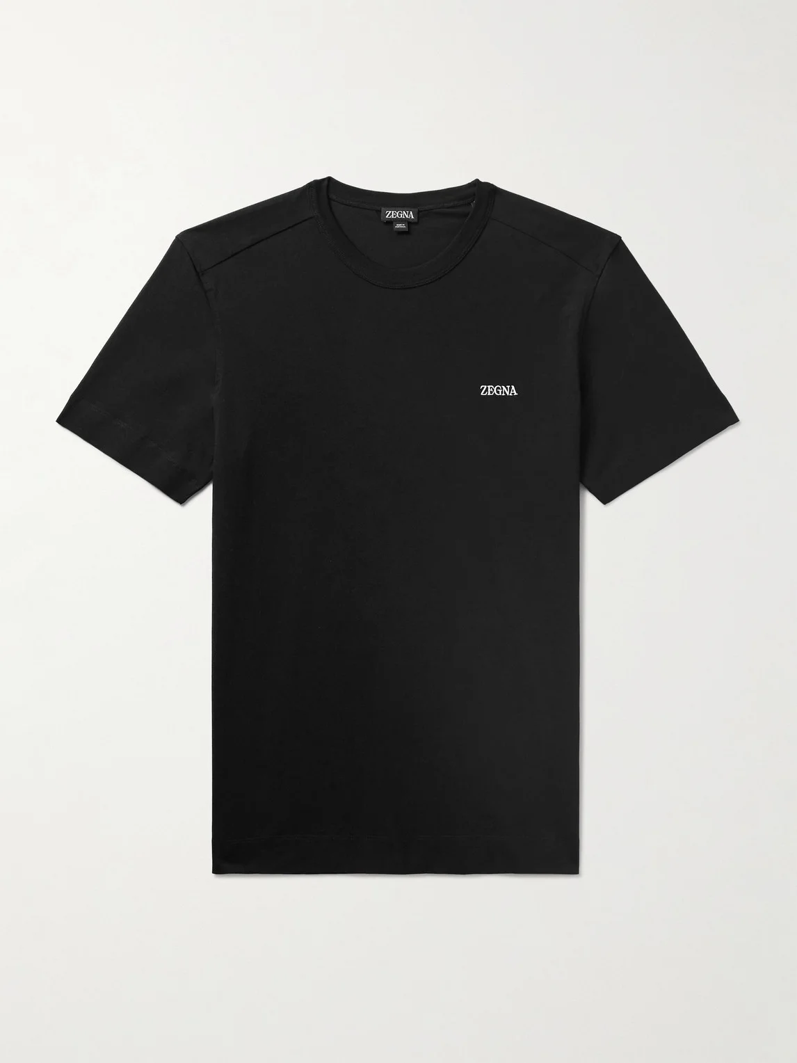 Slim-Fit Logo-Embroidered Cotton-Jersey T-Shirt - 1