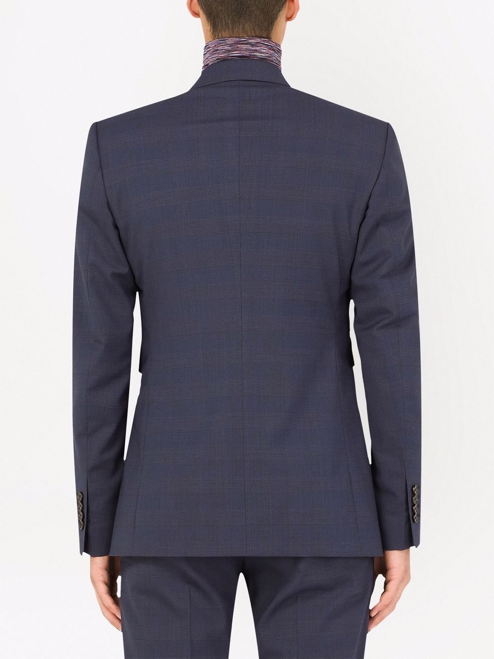 stretch glen plaid wool Sicilia-fit suit - 4