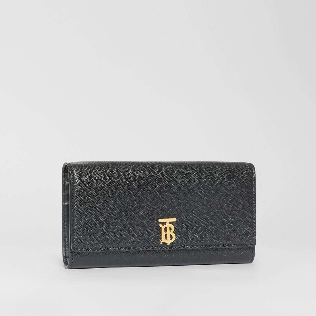 Monogram Motif Grainy Leather Continental Wallet 5