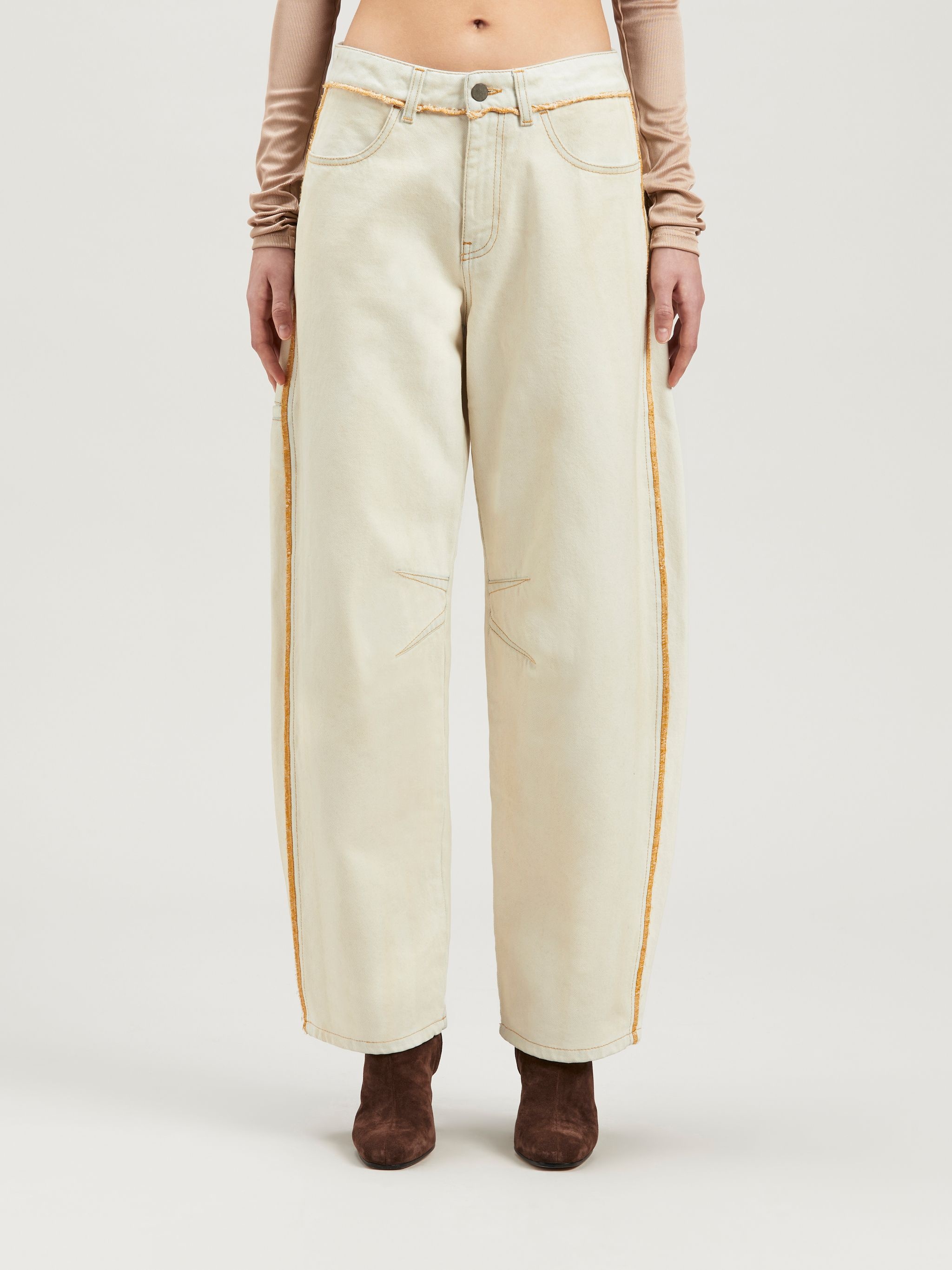 Bleached Denim Carrot 5 Pockets - 3