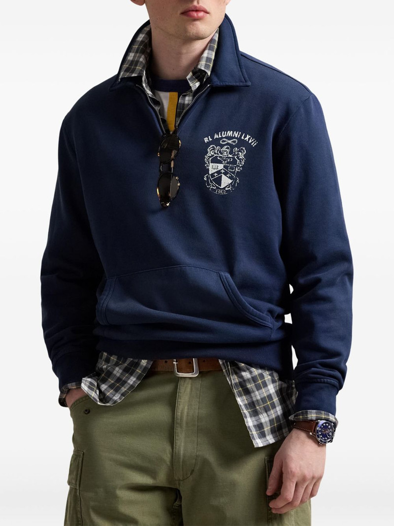 graphic-print fleece sweatshirt 3