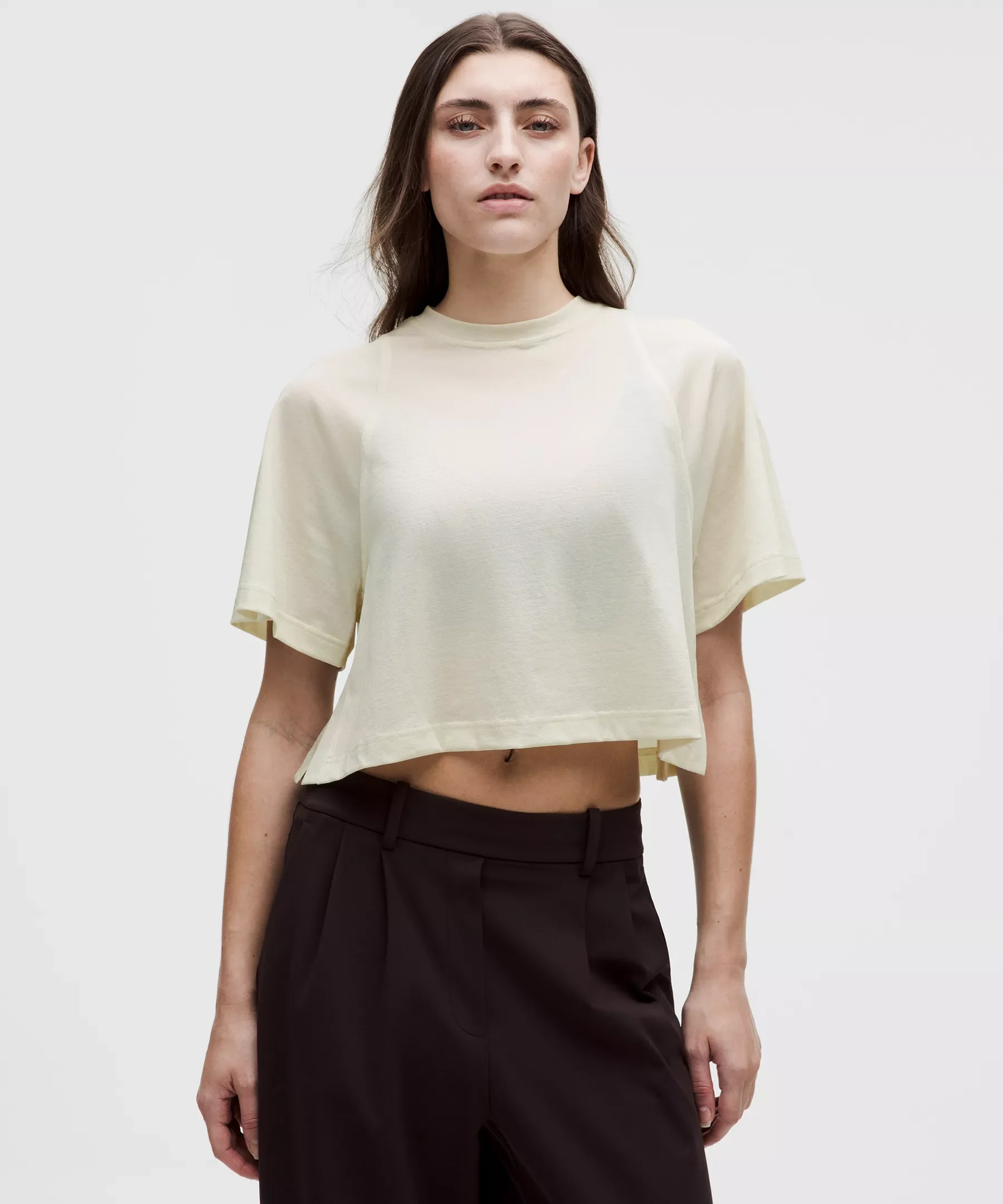 Sheer Crewneck T-Shirt - 1