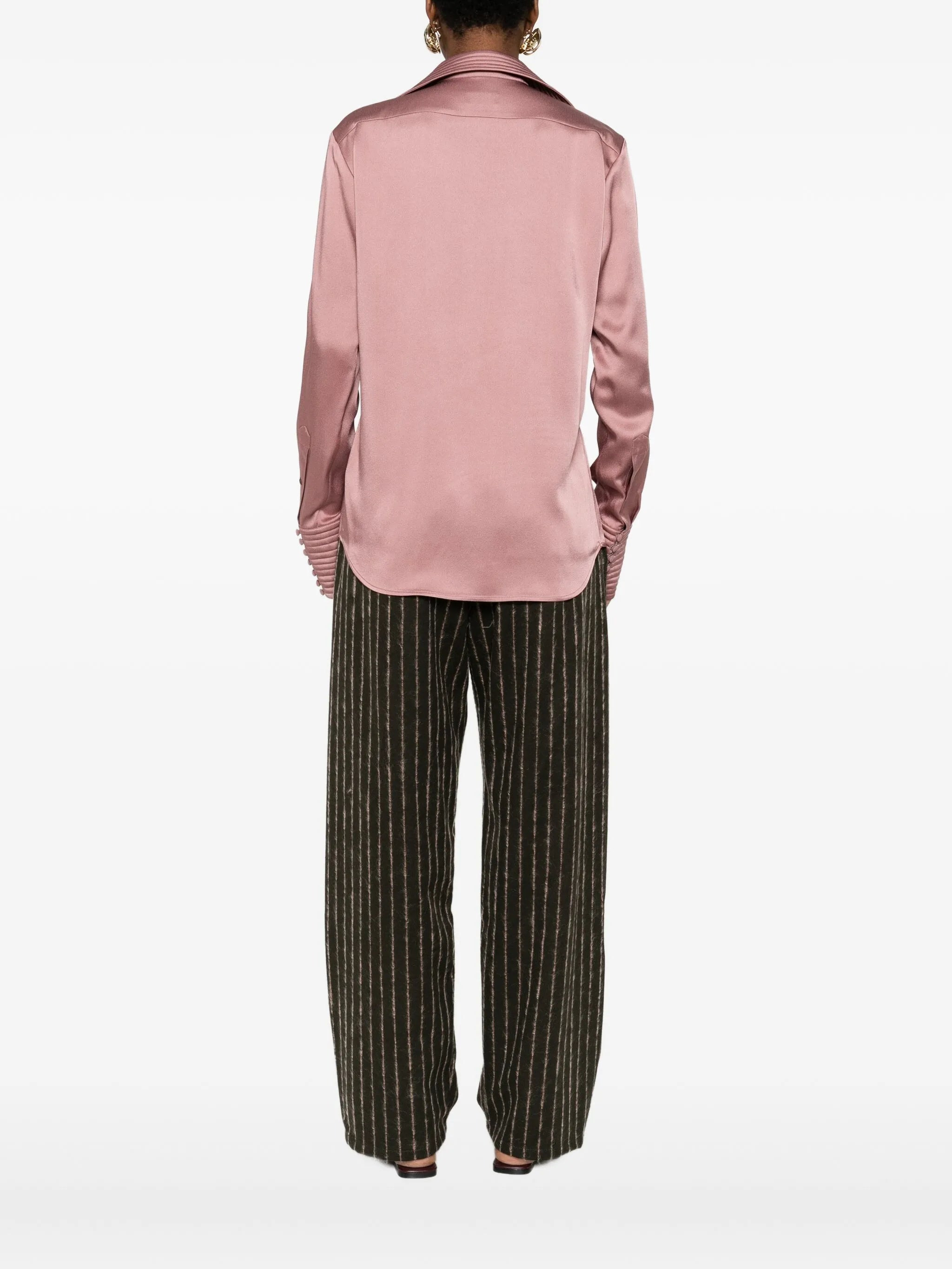 Dries Van Noten Satin Blouse - 2