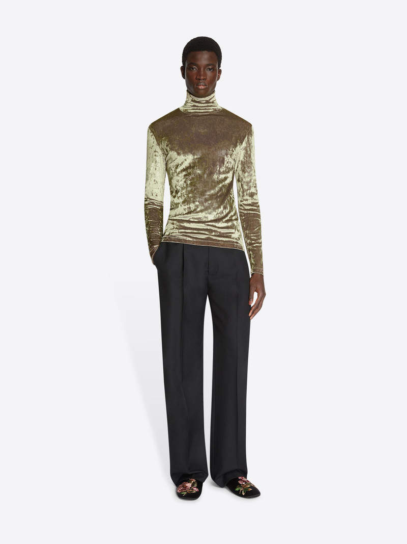 Dries Van Noten VELVET TURTLENECK TEE outlook