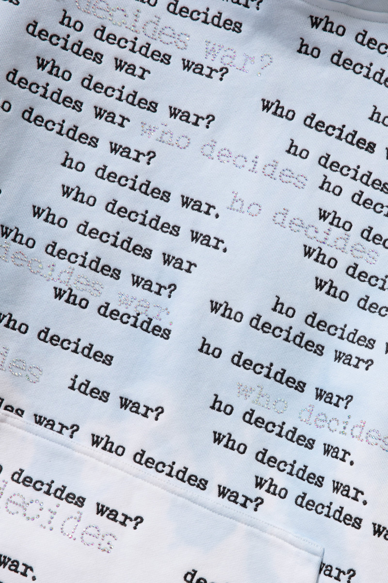 WHO DECIDES WAR WDW SCRIPTURE HOODED PULLOVER outlook