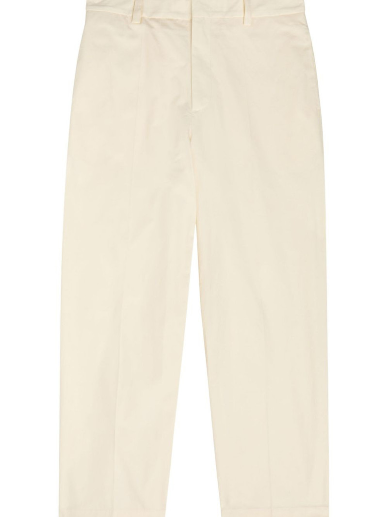 Jil Sander chalk straight-leg trousers outlook