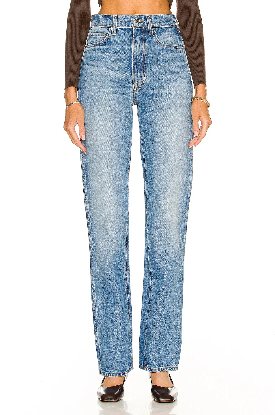 Sara Super High Rise Slim Straight - 1