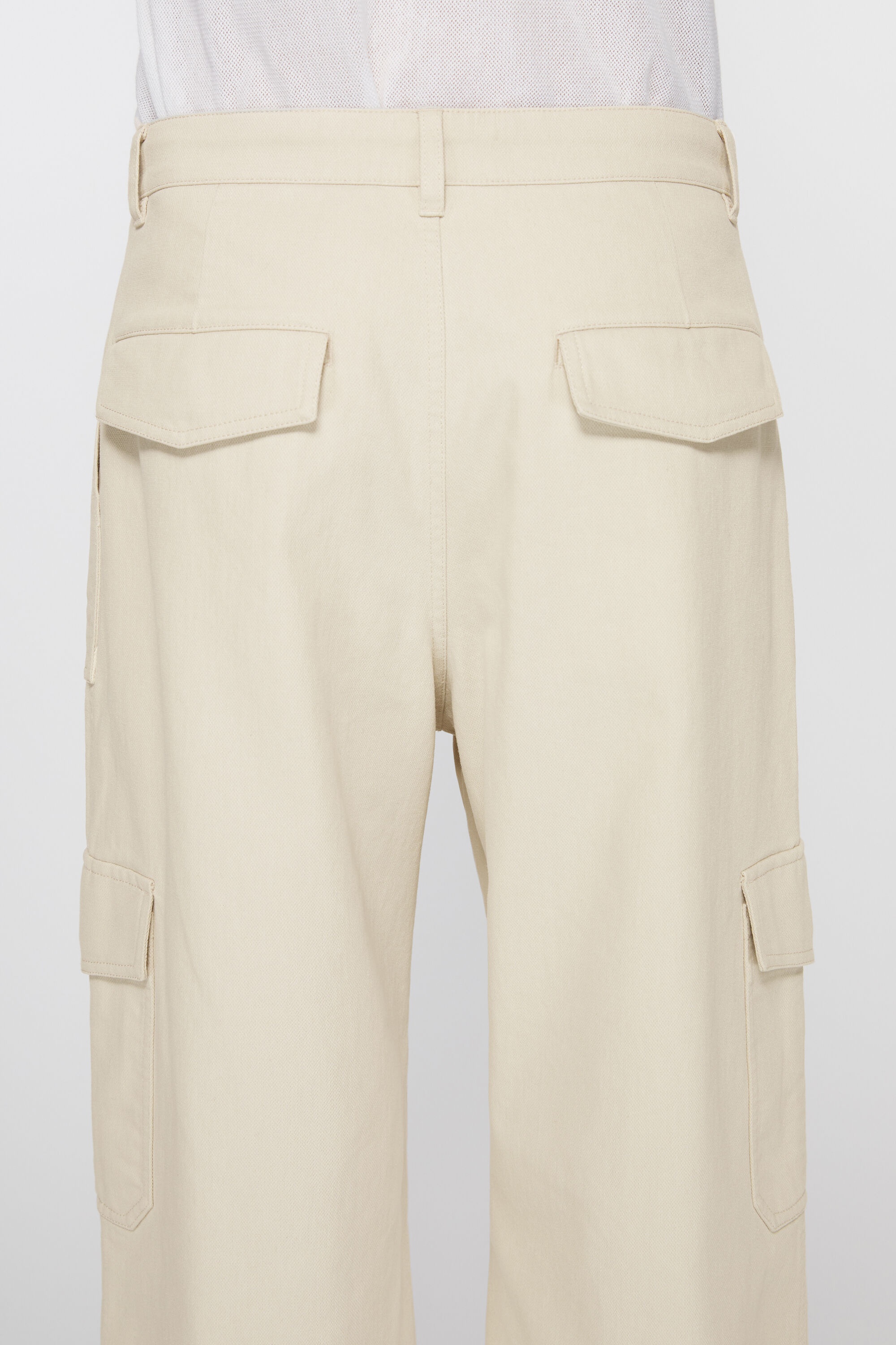 Twill trousers - Ivory white - 5