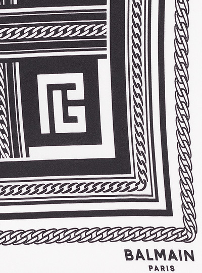 Balmain Silk scarf with Balmain monogram outlook