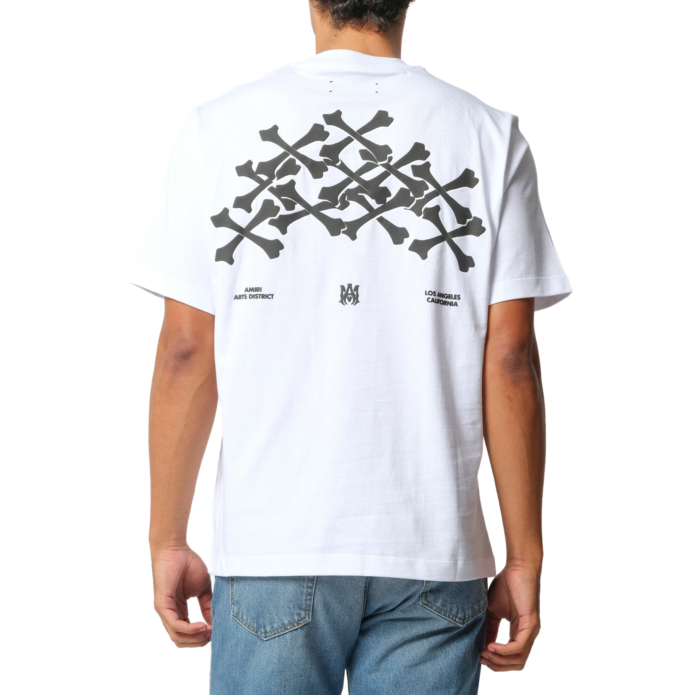 Bones Stacked T-Shirt in White - 6