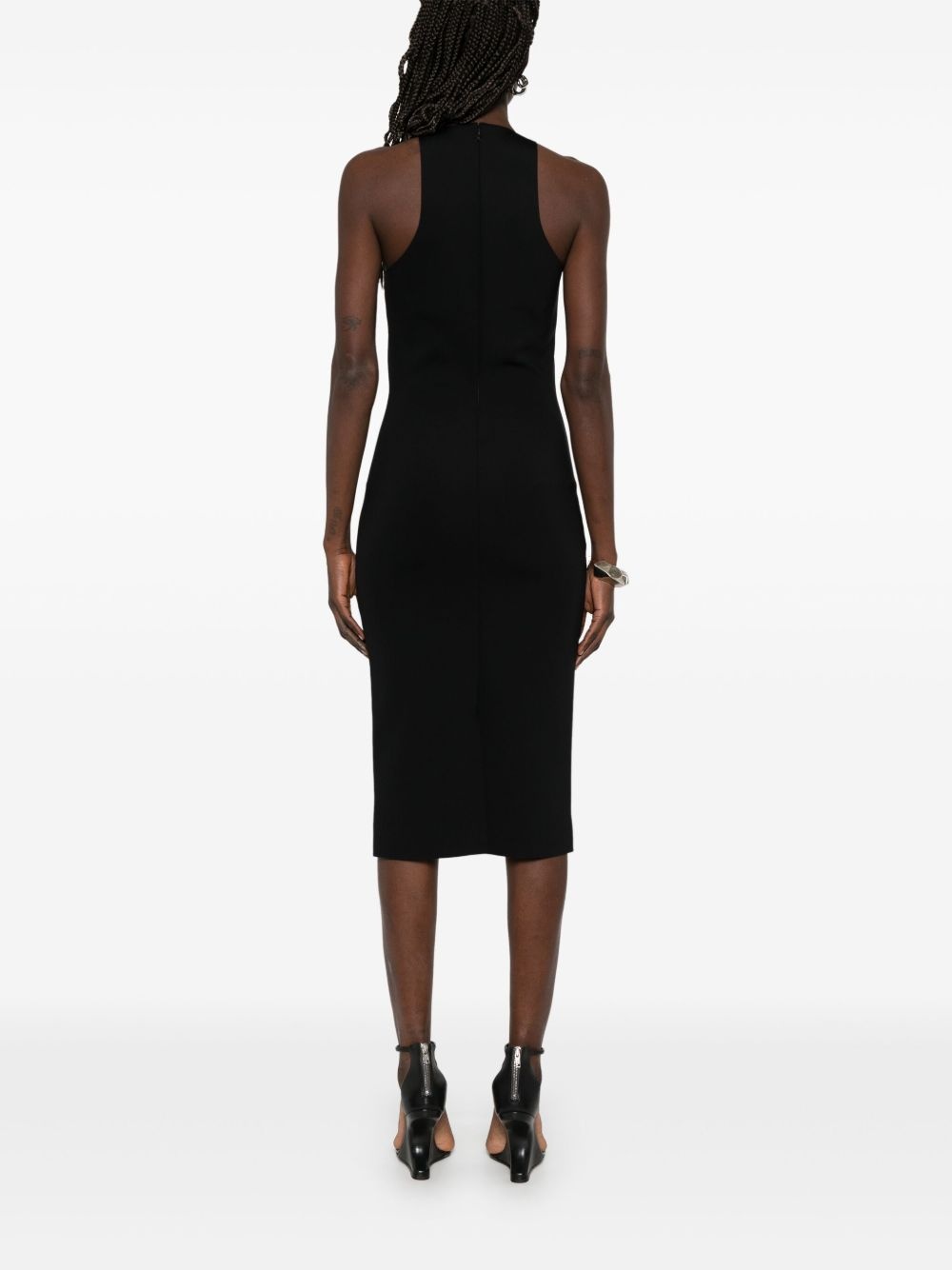 star sleeveless midi dress - 4