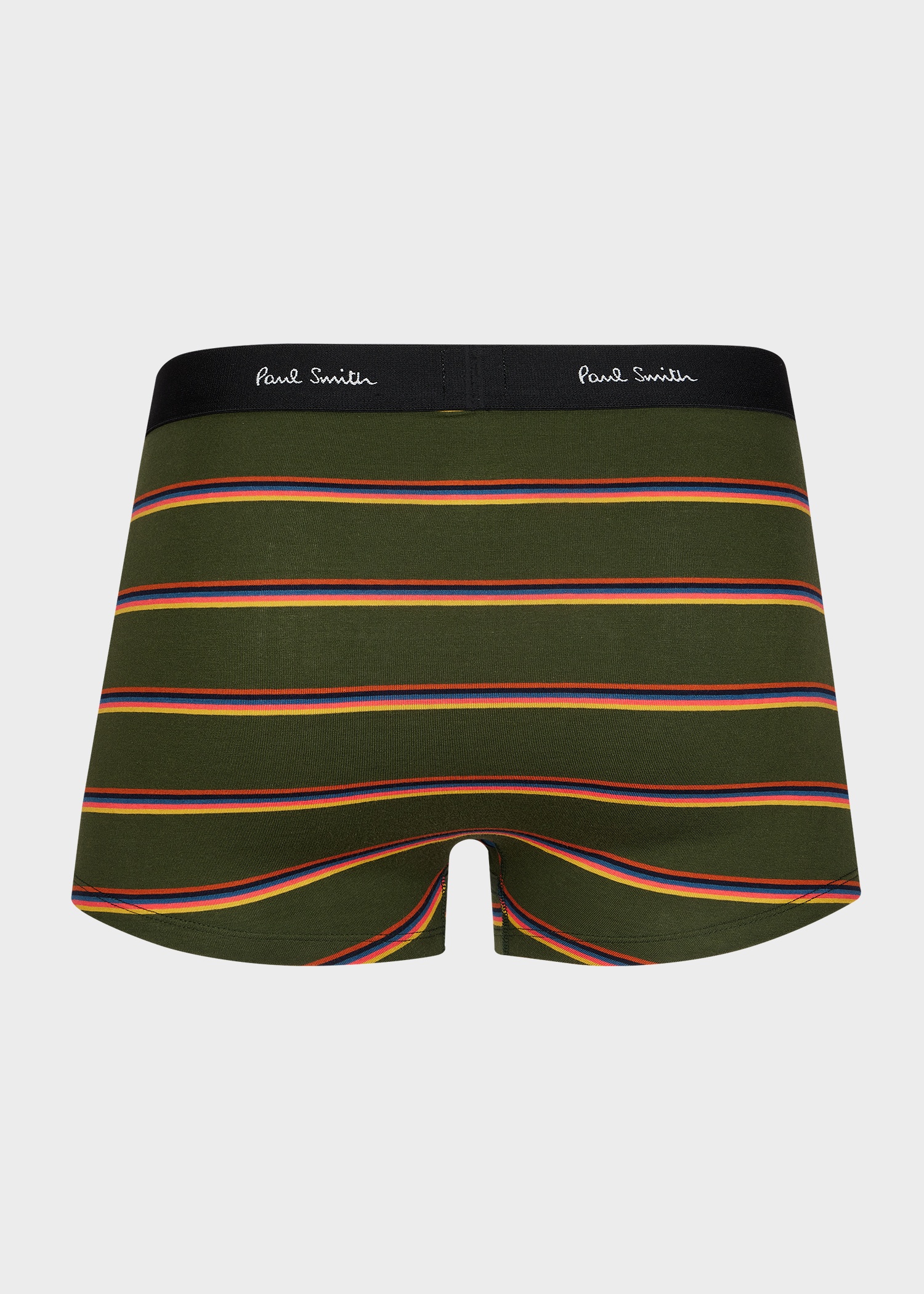 Khaki 'Artist Stripe' Boxer Briefs - 2