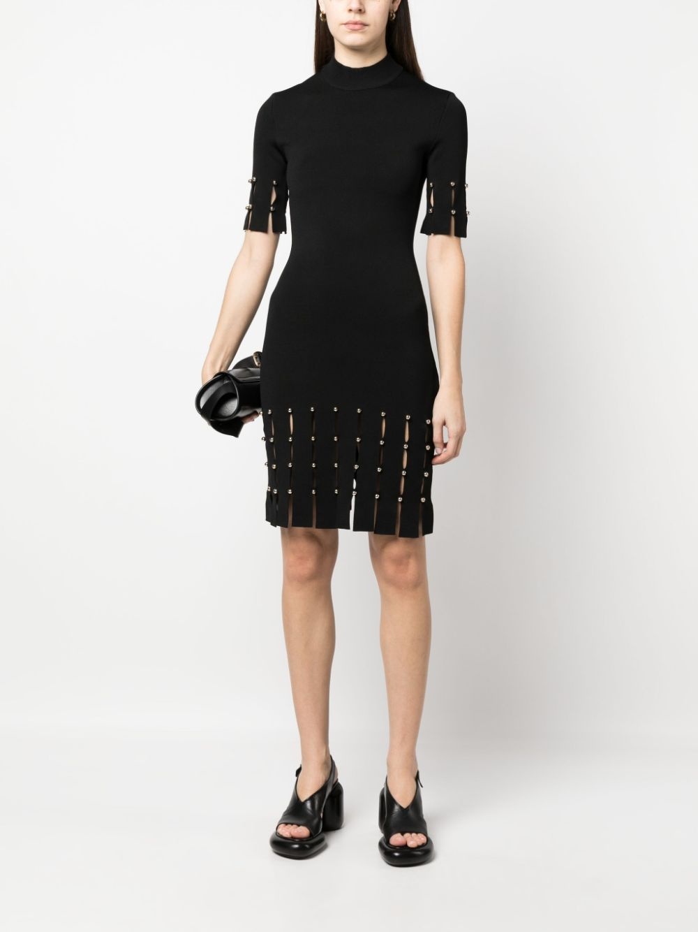 Dina mock-neck knitted dress - 2