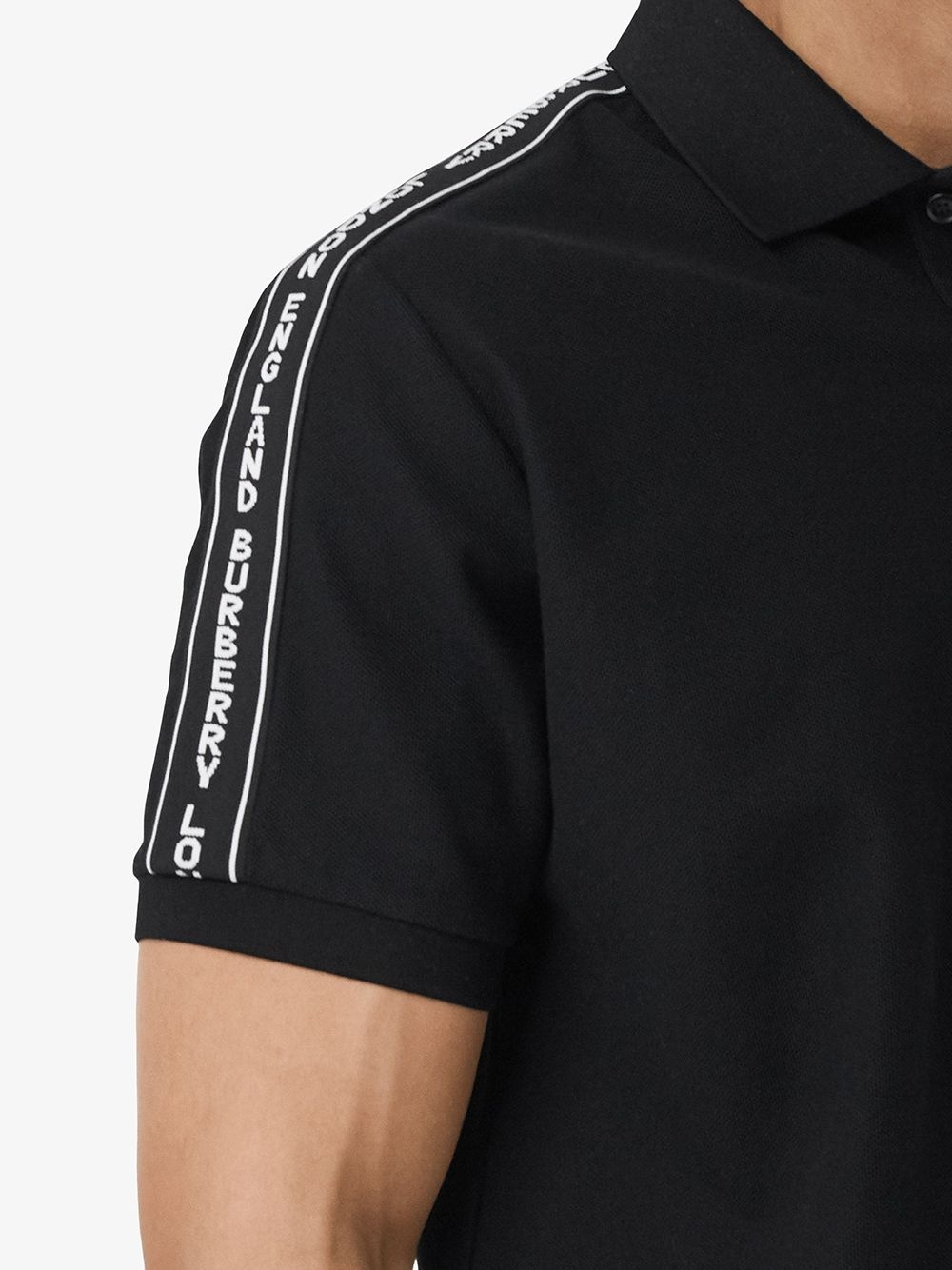 Monogram Motif Cotton Piqué Polo Shirt - 5