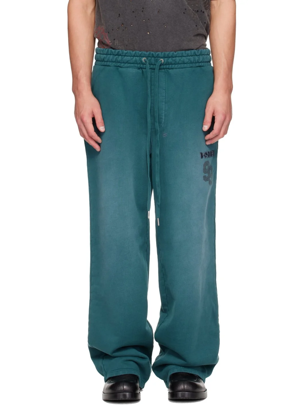 Green Rugged Synthesis Sweatpants - 1