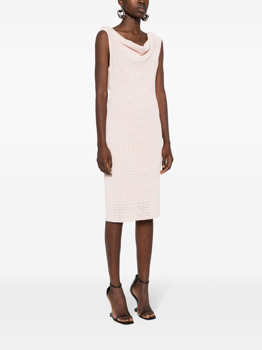 4G-patterned midi dress - 3