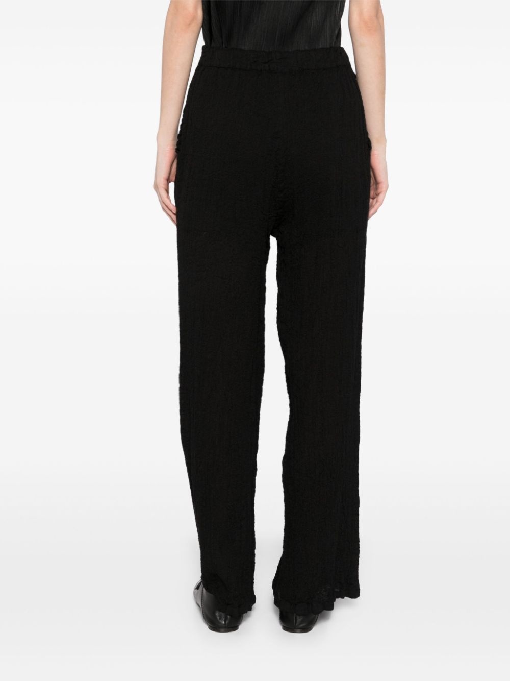 mesh detailing pants - 4