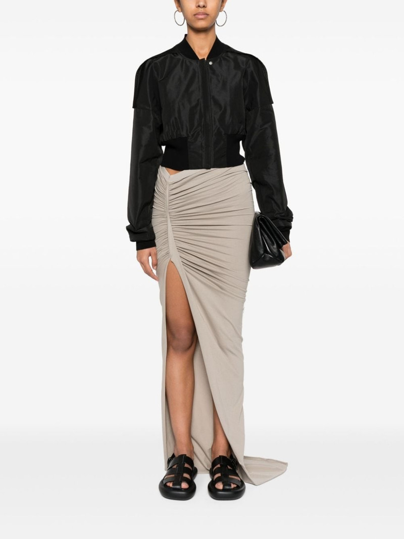 Rick Owens Collage cropped bomber jacket outlook