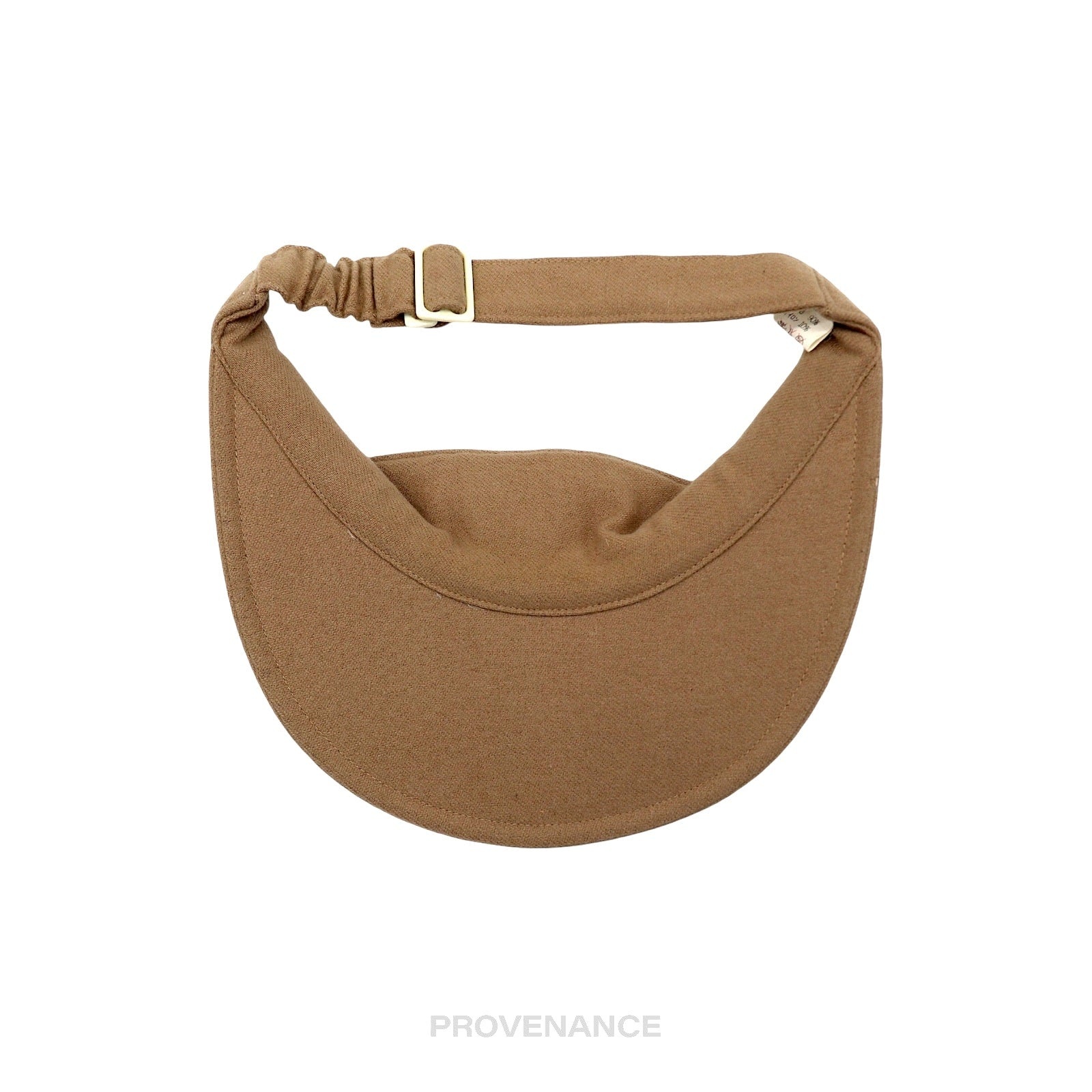 ? Dior Sports Golf Embroidered Visor - Sand D-Ocean Visor with Mitzah Straw with Blue and White  main image 3