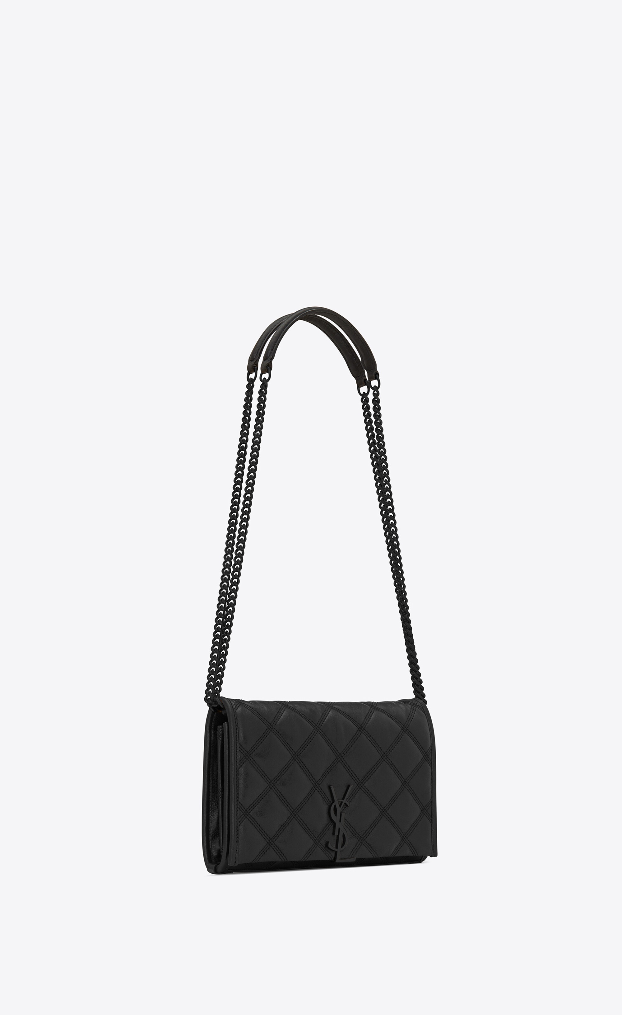 becky chain wallet in quilted lambskin - 7