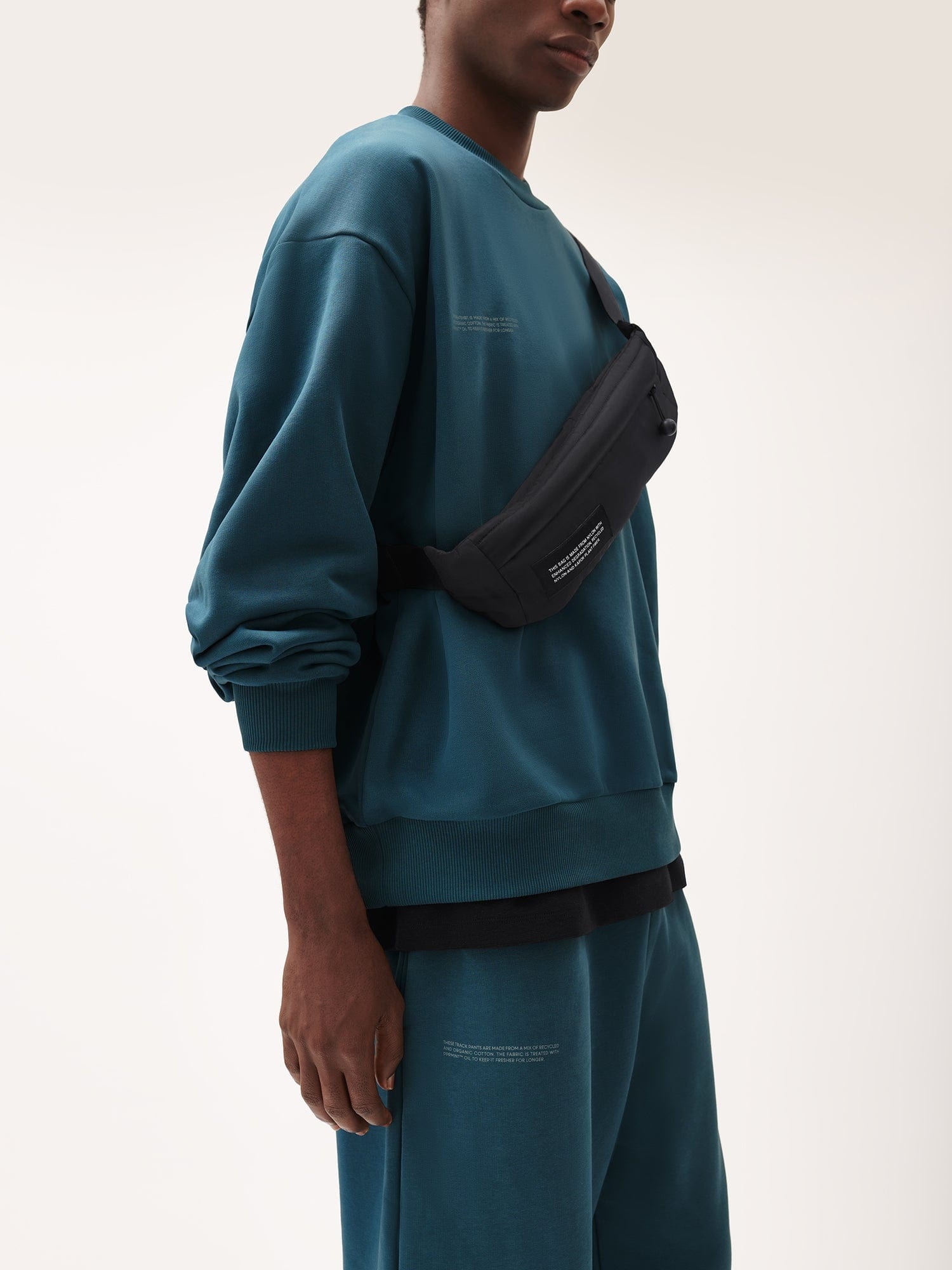 Mens DNA Barrel-Leg Track Pants - Storm Blue - 4