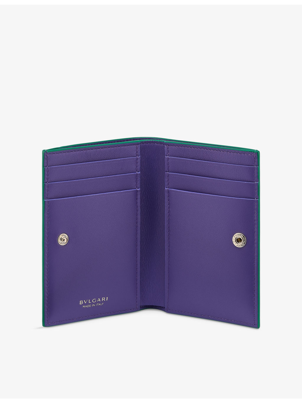 Serpenti Forever Folded Leather Card Holder - 2