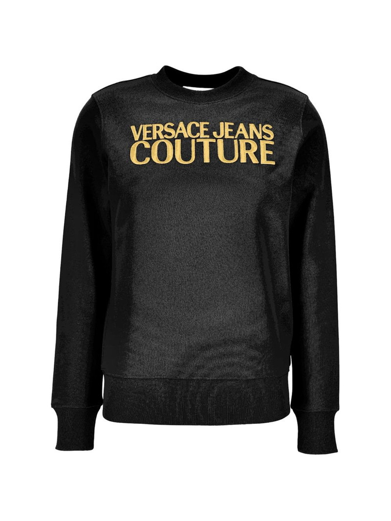 logo-embroidered sweatshirt 1