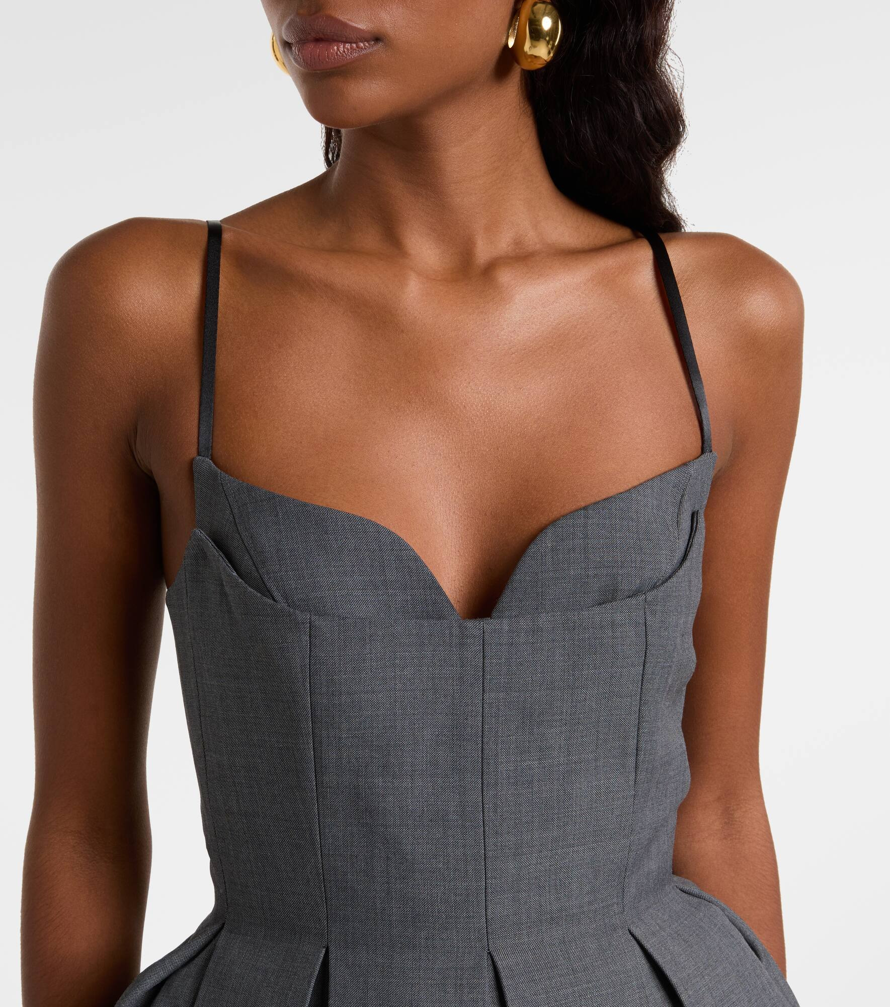 Pleated minidress - 4