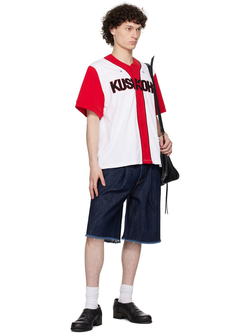 KUSIKOHC Red & White Baseball Shirt outlook