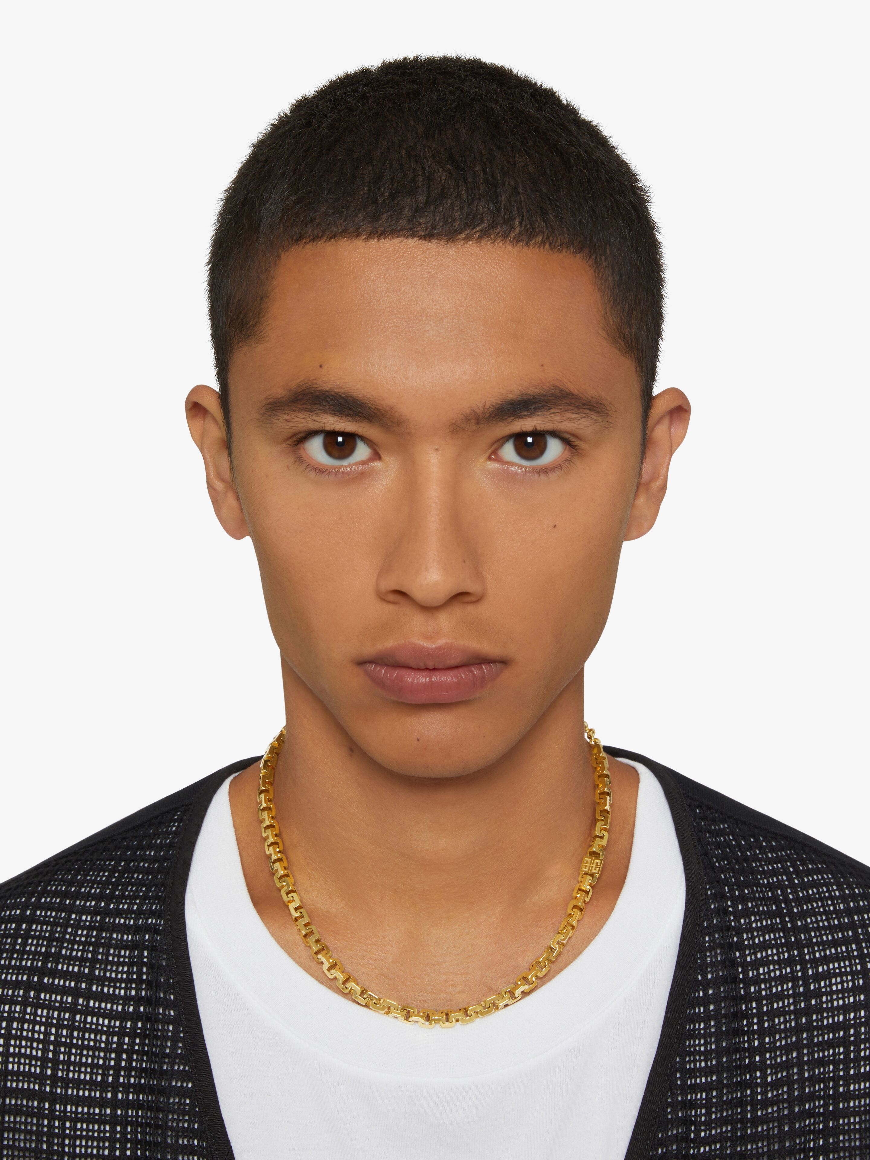 4G CHAIN NECKLACE IN METAL - 3