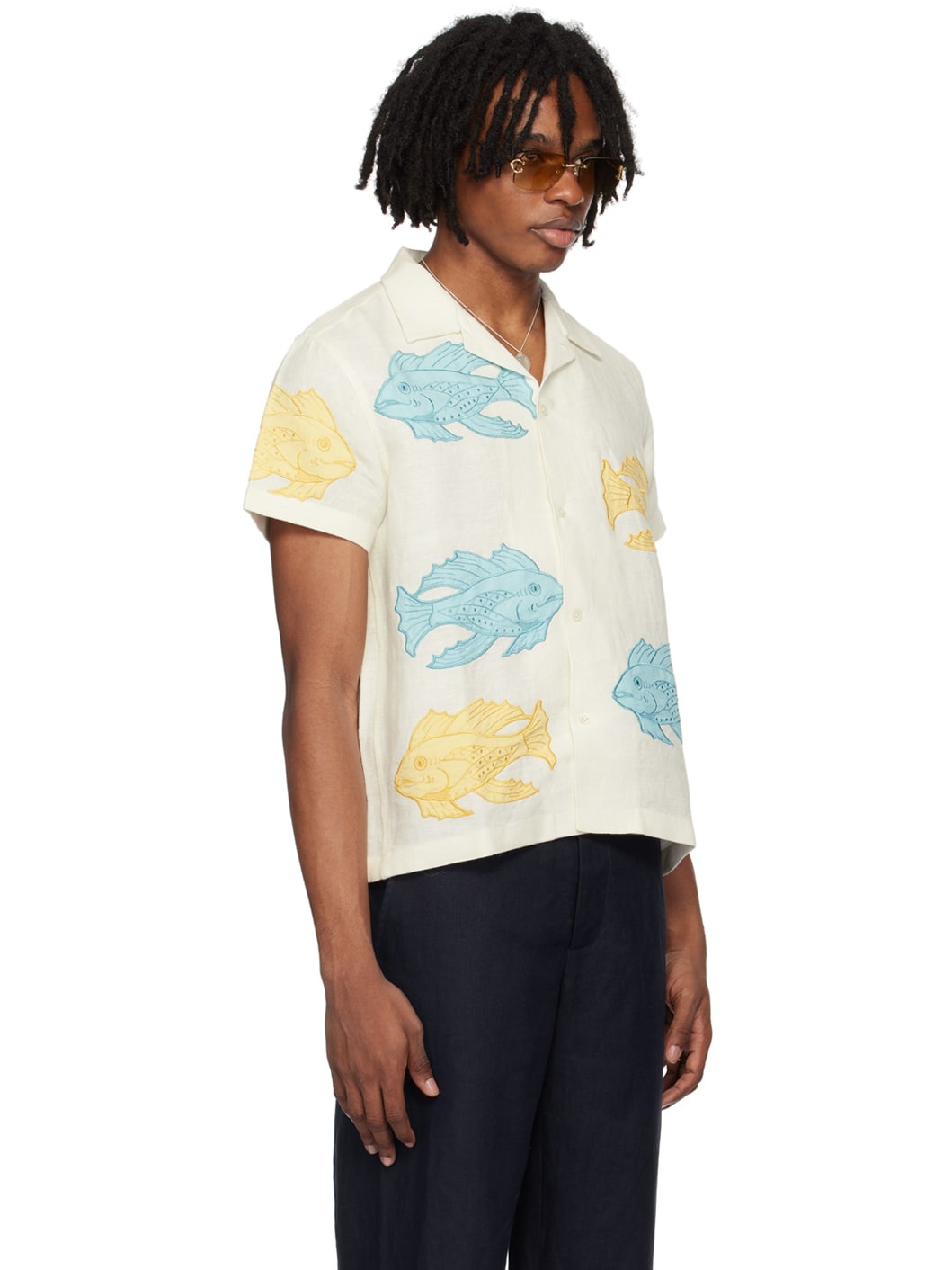 Off-White Piscine Appliqué Shirt - 2