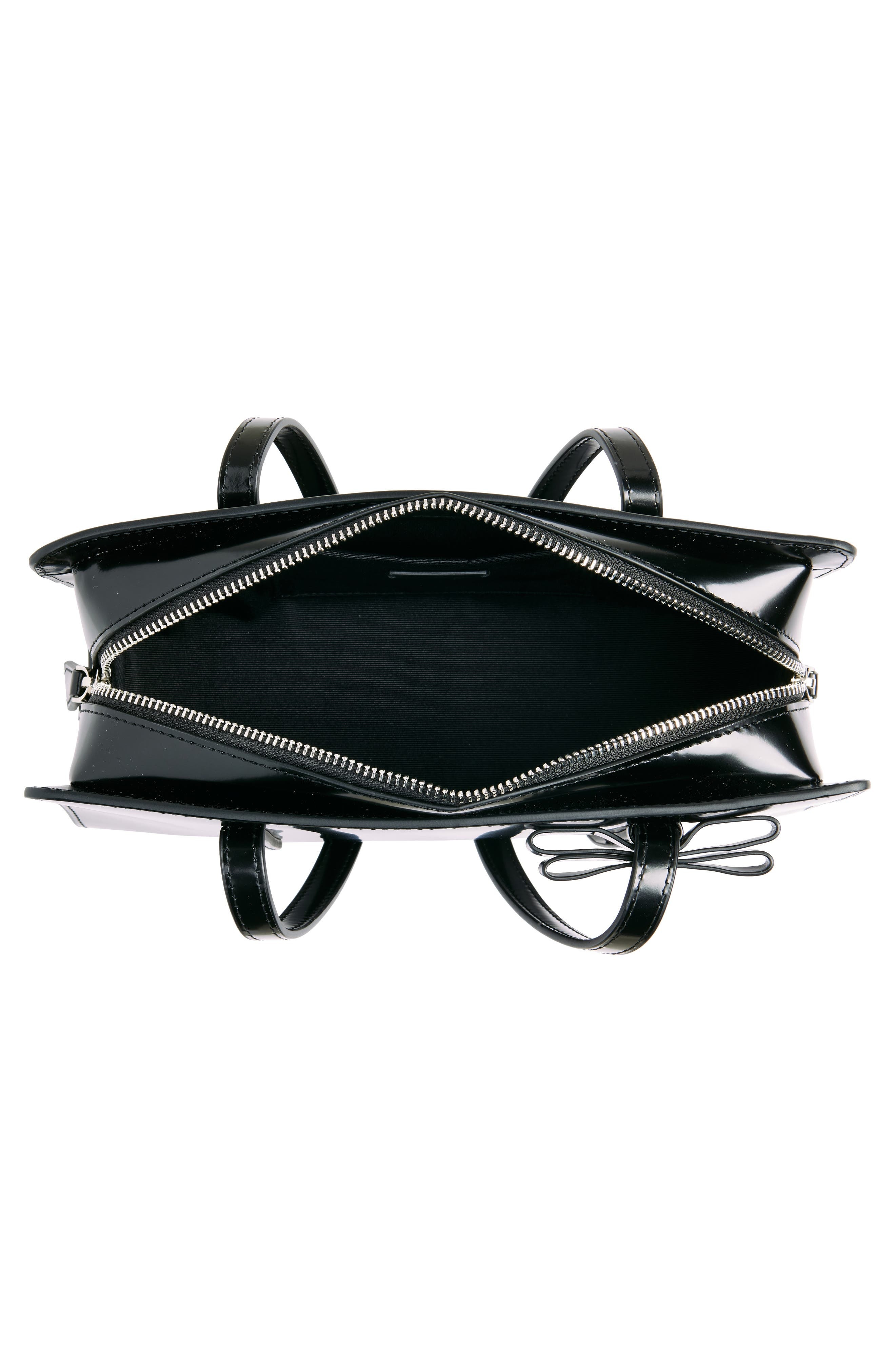 Sandy Liang Recital Patent Leather Shoulder Bag in Black at Nordstrom - 5