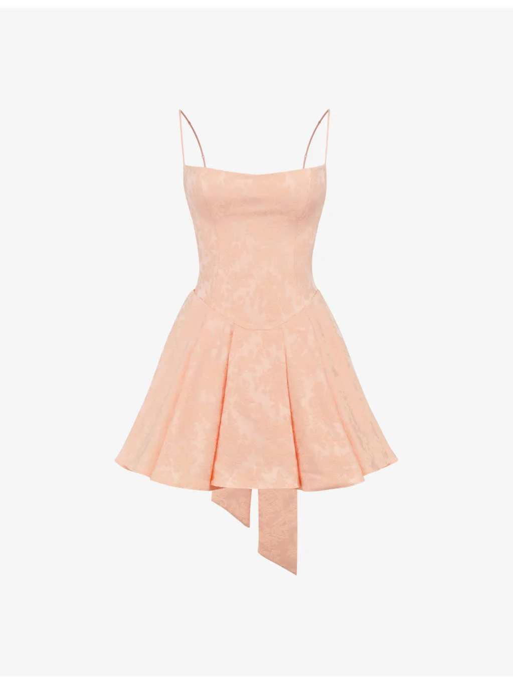 Rosalinda floral-jacquard woven mini dress - 1