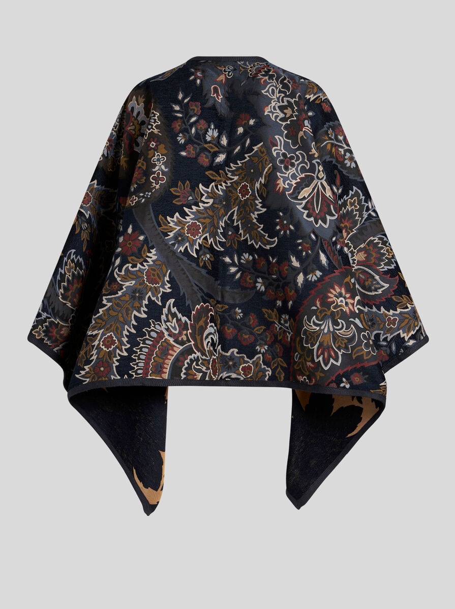 REVERSIBLE JACQUARD CAPE - 8