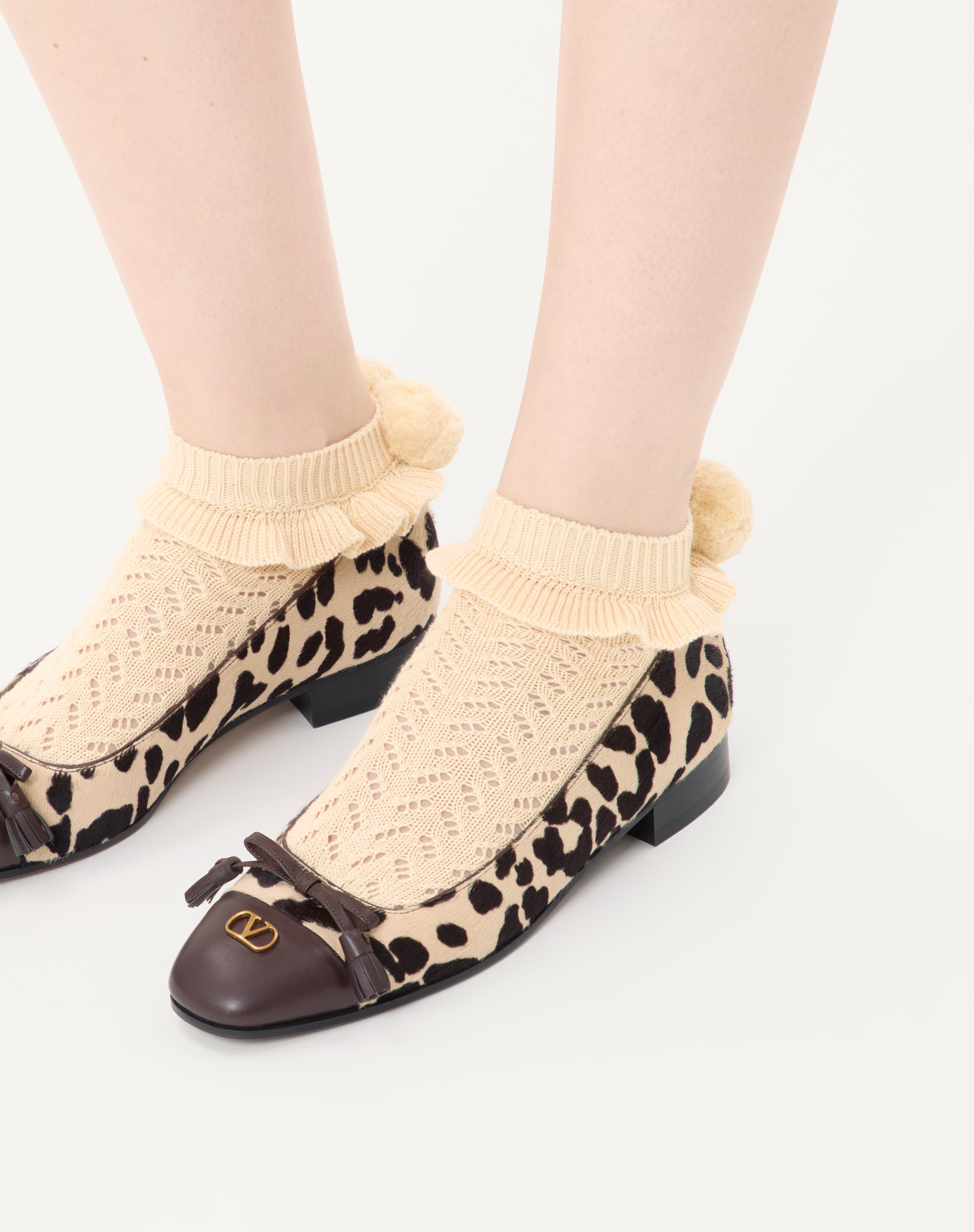 VALET DU ROI BALLERINA IN PONY-EFFECT CALFSKIN 25MM - 2