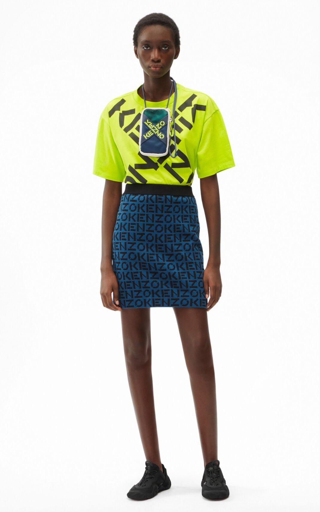 KENZO Sport monogram miniskirt - 2