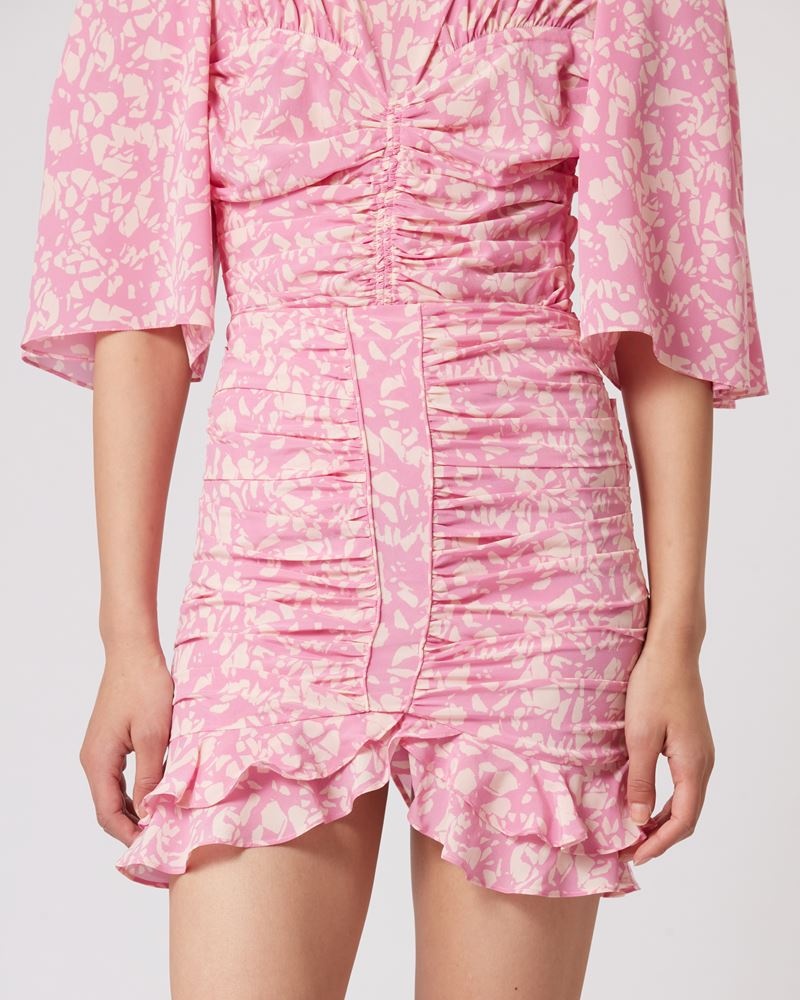 MILENDI MINI SILK SKIRT - 3
