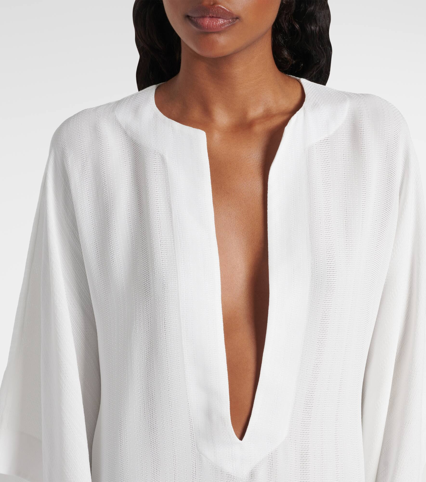 Oversized crêpe kaftan - 4
