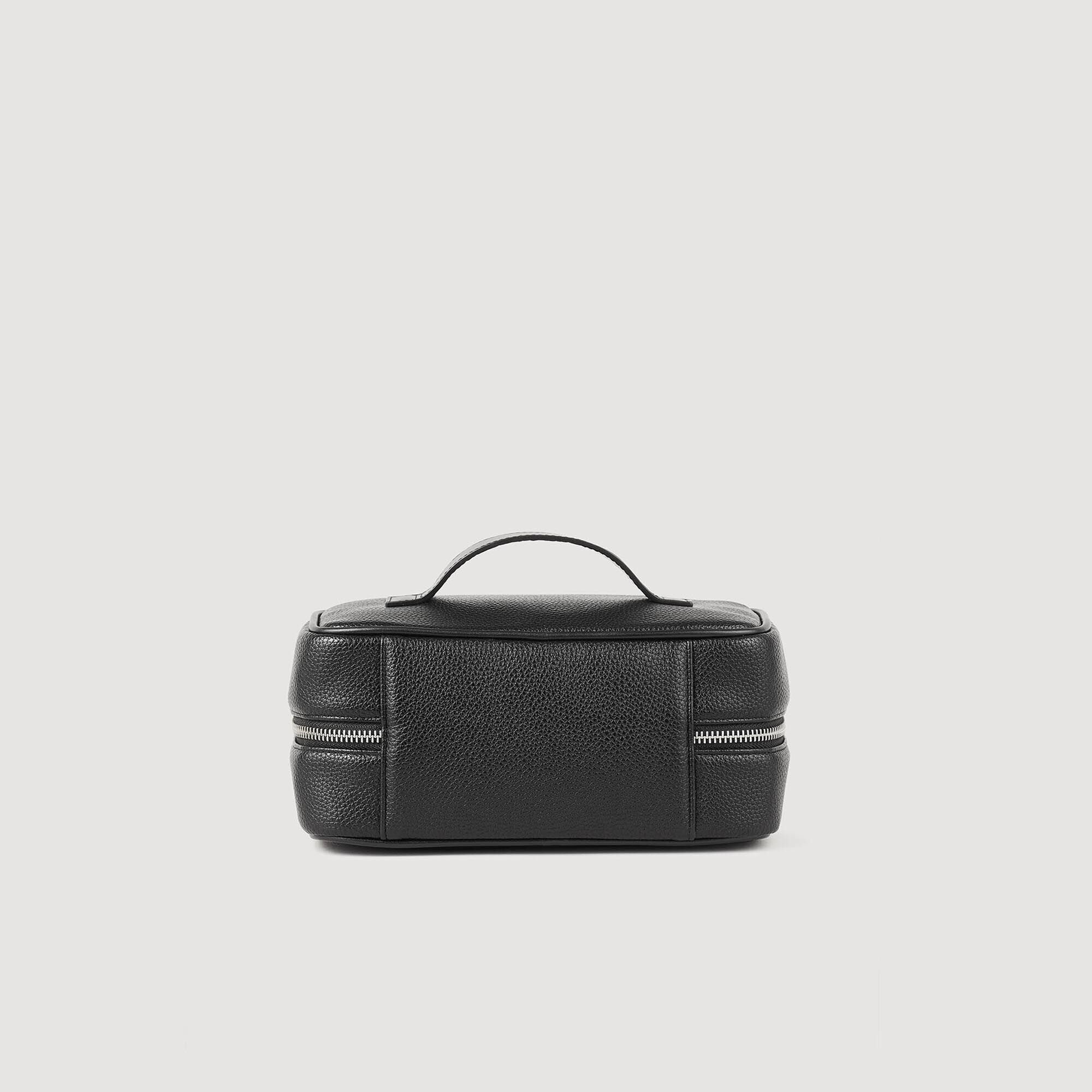 TOILETRY BAG IN GRAINED FABRIC - 3
