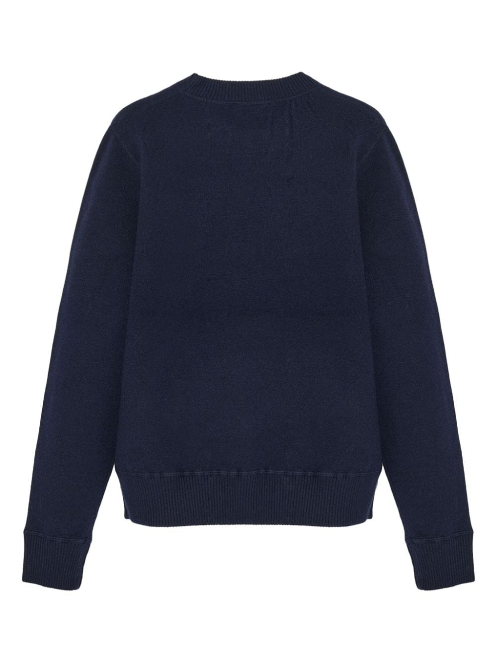 two-tone reversible knit jumper - 2