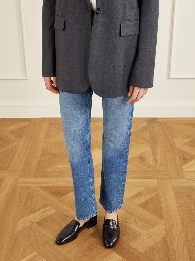 Church's Onyx Perforated Leather Loafers outlook